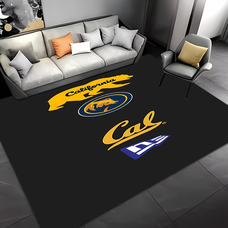 1pc California Golden Bears Entrance Mat, Non-Slip Mat Area Rug,Room Decor, Outdoor Decor, Kitchen Rug,Doormat - Machine Washable, Easy to Clean