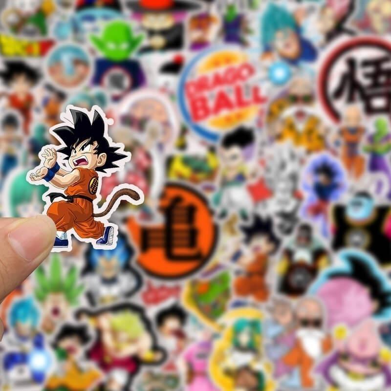 Аниме Dragon Ball граффити наклейки ПВХ водонепроницаемые наклейки багаж ноутбук наклейки