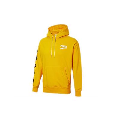 Puma Клубная повседневная толстовка с принтом Мужская толстовка с капюшоном Желтый 530368-81