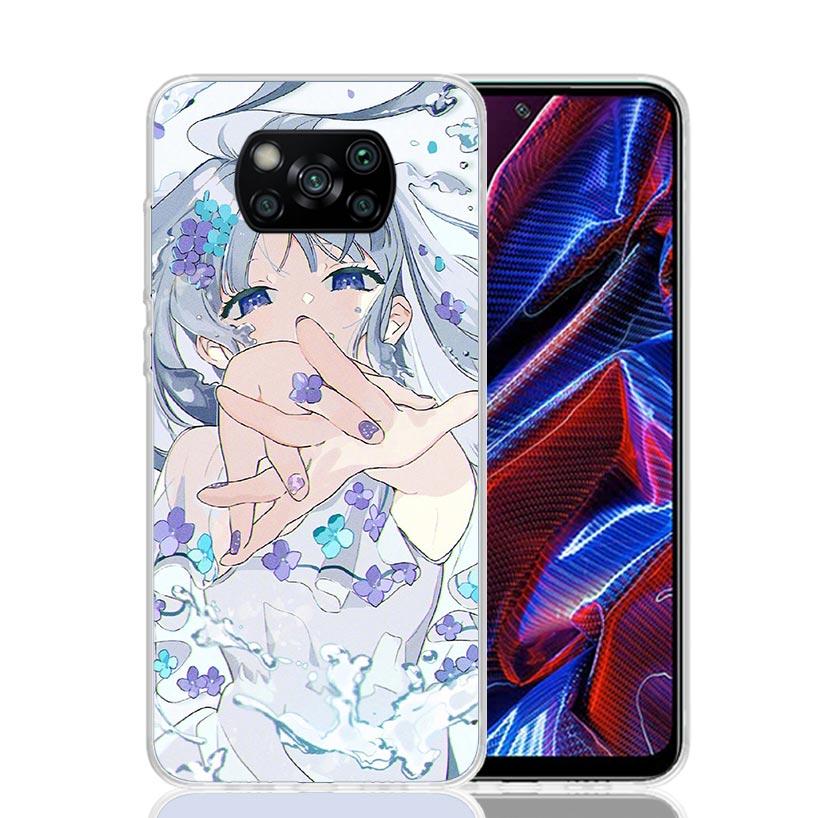 Милый Аниме Девушка INS Чехол для Телефона Для Xiaomi Poco F7 Ultra X7 X6 Pro X5 Redmi 15 15C 13 13C 12 12C 10 10A 10C 9 9A 9C 9T Оболочка Poco