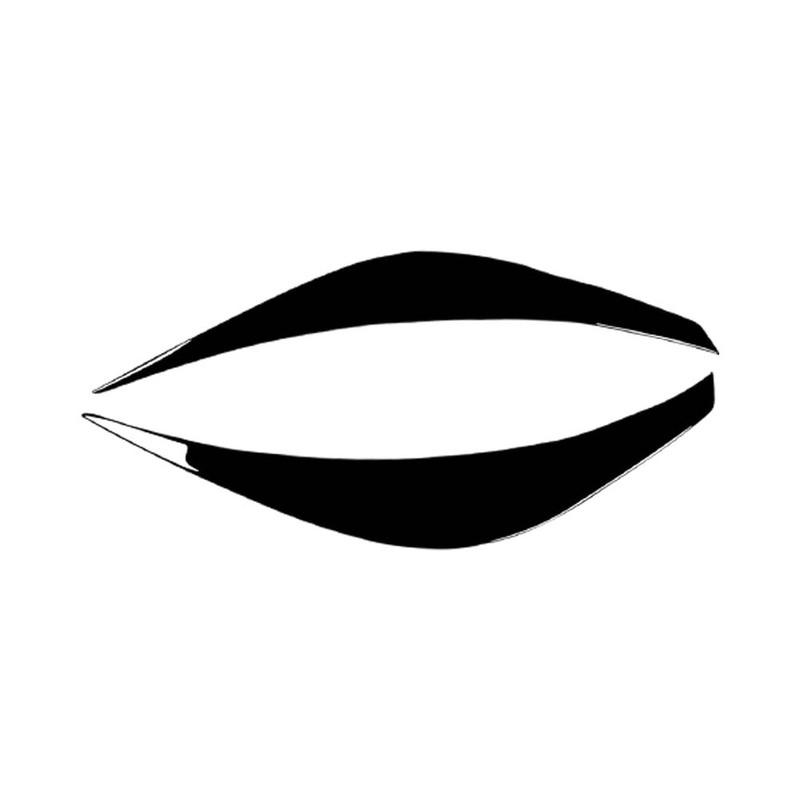 Car Decoration Car Front Headlight Eyebrow Eyelid Trim For Hyundai Veloster 2011-2017 Cars Accessories Styling Upgrade