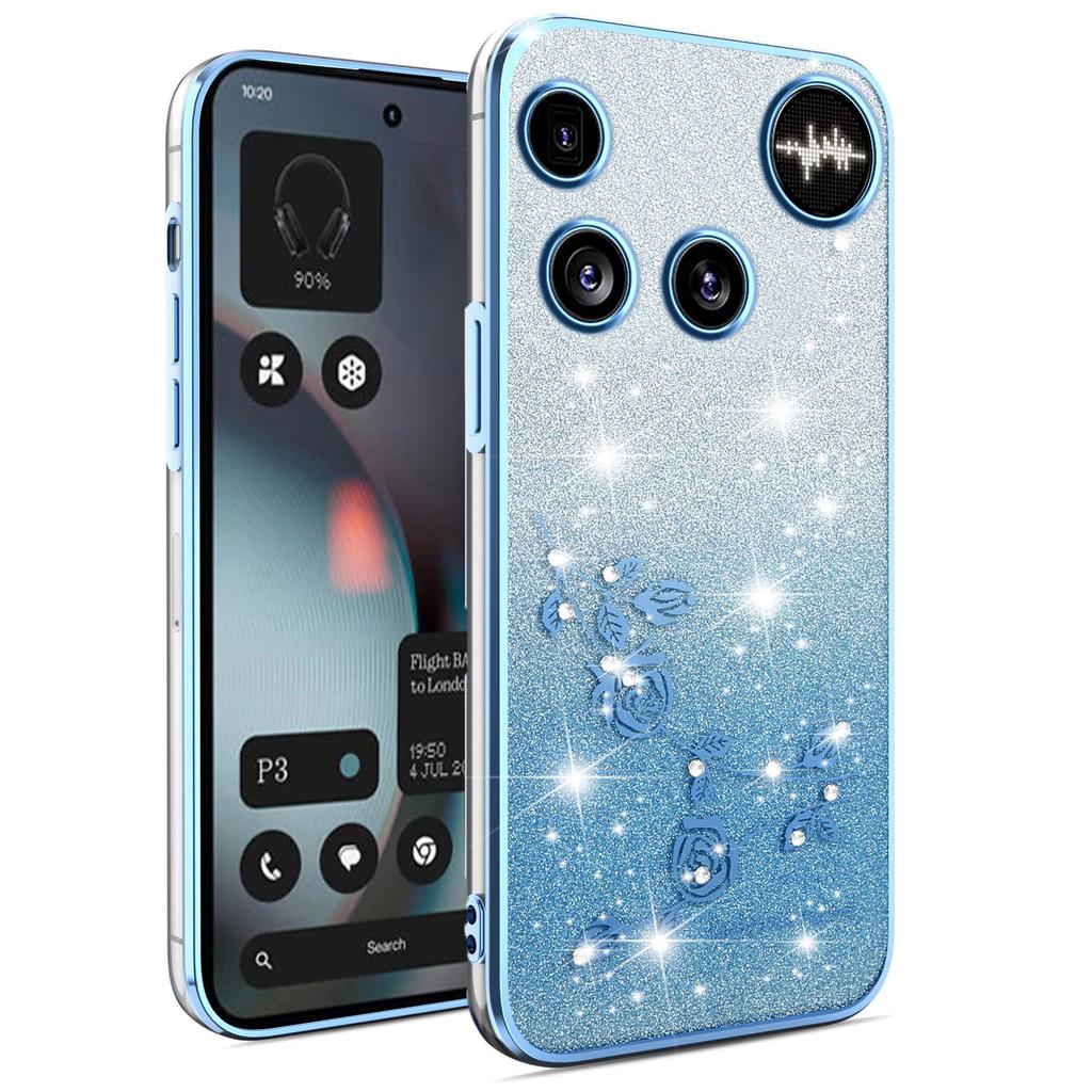 Ни за что Телефон (3) Чехол для 5G Цветок TPU Гибкий Градиентный Чехол для Телефона