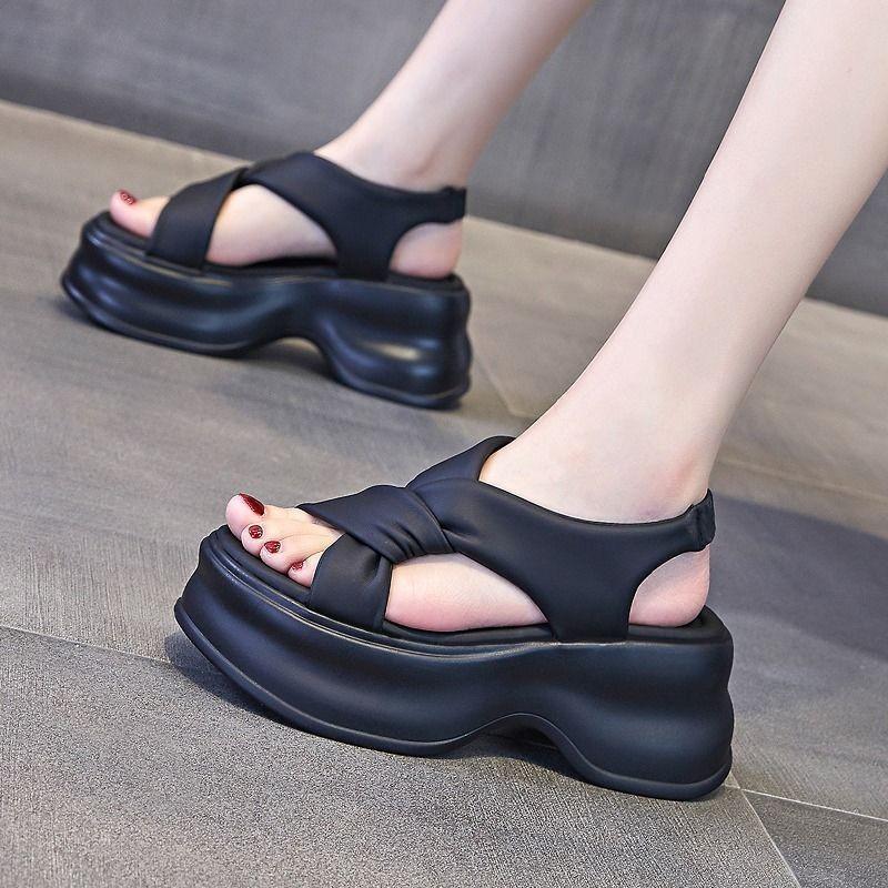 Босоножки на платформе в стиле ретро для женщин