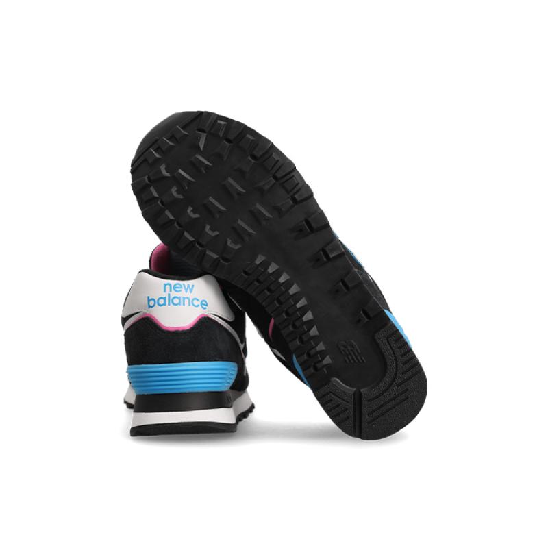 New Balance 574 Черные Яркий Небесно-розовый Женские Кроссовки WL574CK2