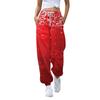 Women's Casual Fashion Christmas Printed Casual Sweatpants Elastic Waist Drawstring Pants