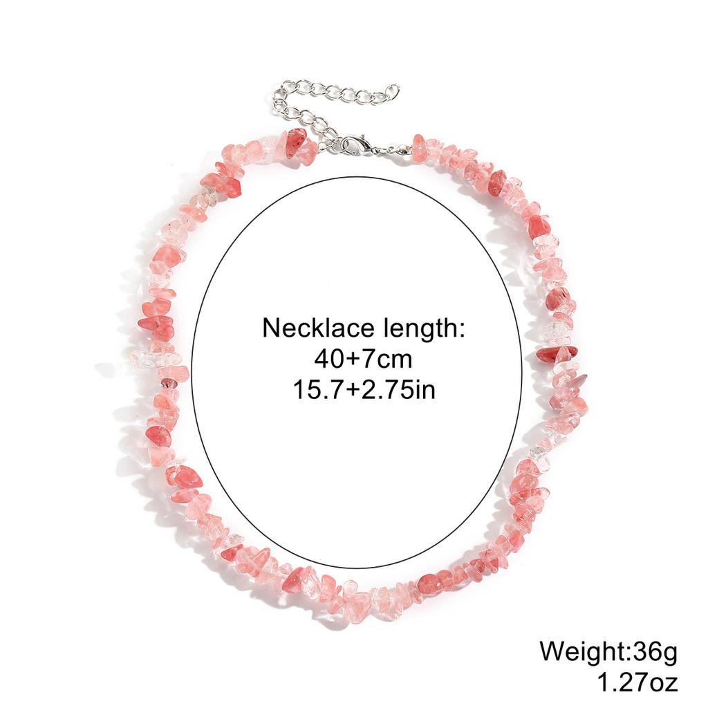 Богемное разноцветное ожерелье из гальки для женщин, INS, дизайн с натуральными камнями, летняя нишевая мода, красивое, элегантное, повседневное шейное украшение для нее