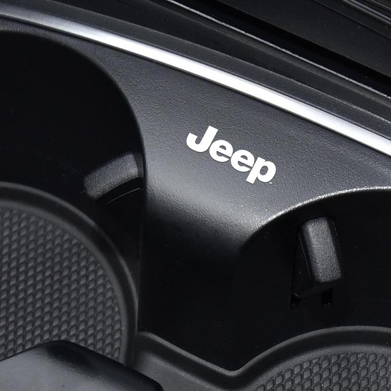 Новая 3D Металлическая Наклейка на Автомобиль Наклейка на Руль Салона Для Jeep Wrangler Grand Cherokee Compass Renegade Cherokee Gladiator