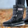 Fashionable Winter Snow Boots Thickened Warm Boots Men's Cotton Shoes Middle Tube Leisure Waterproof and Anti-skid