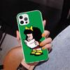 Cartoon Cute Mafalda Phone Case For iPhone 13 12 Mini 11 Pro Max XS XR X SE 7 8 Plus 5S 5 6S 6 Gift Print Cover Fundas