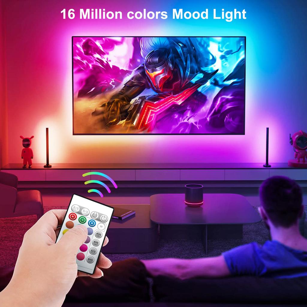 Умные светодиодные ленты, Bluetooth-приложение, RGB-подсветка телевизора, синхронизация музыки, кухонный светильник