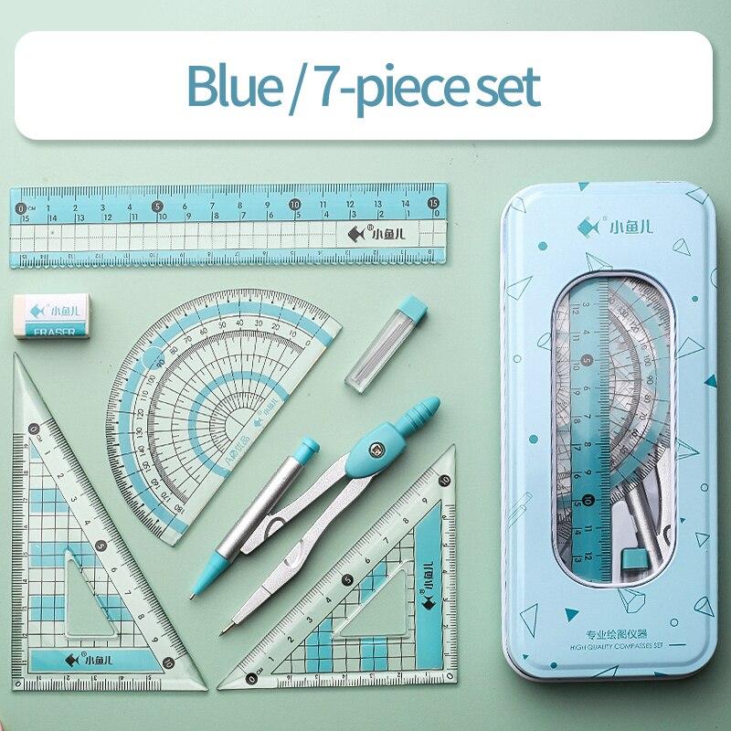 Многофункциональный набор линеек и циркулей для экзаменов