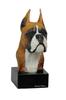 Boxer, German Boxer I - Painted Figurine, Statue, Figure, Made by the Artist, Brand