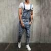 Fashion Men's Denim Overalls Suspenders Men's Jeans New Pants Jumpsuit Tide