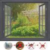 Moustiquaire - ZGEER - 130 x 150 cm - 3 Pièces - Fixation Adhésive - Maille Anti-Insectes