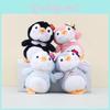 Lovable Penguin Plush Doll Keychain With Premium Pp Cotton Filling And Cute Hat Styles