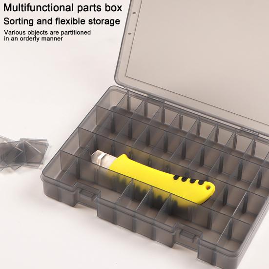 Портативная коробка для рыболовных приманок, съемная перегородка, прозрачная большая емкость, многофункциональные рыболовные приманки, крючки, аксессуары, органайзер, чехол, товары для рыбалки