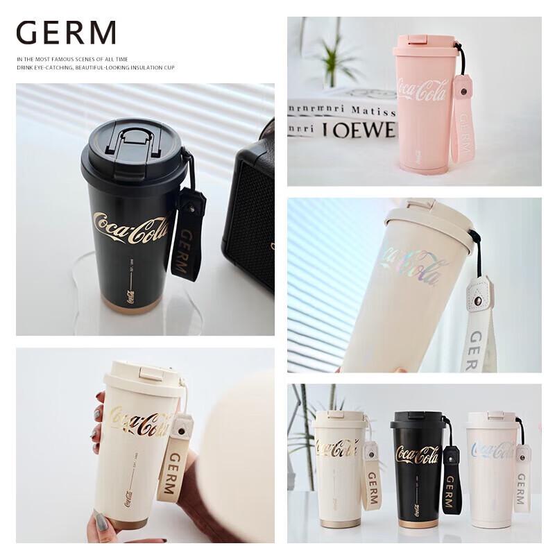 GEMEI Shining Insulated Travel Mug with Straw