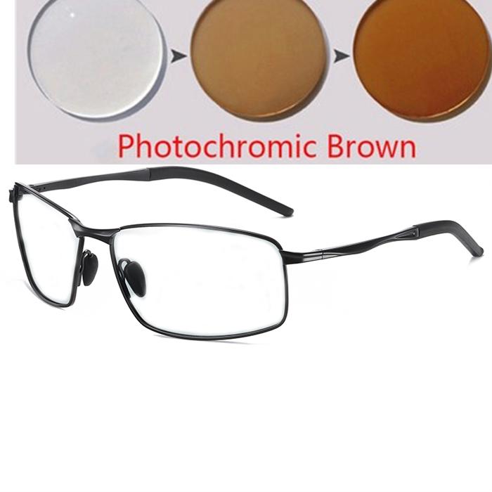 Gsjiaxin Ретро Оптика Солнцезащитные Очки для Миопии Модные Женские Мужские Металлическая Рамка Uv400 Для Вождения Очки по Рецепту от -0.50 до -6.0