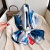 New Four Seasons Available New Silk Large Size Thin Outer Wear Neck Protection Scarf Sunscreen Warm Beach Towel For Women