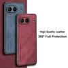 For OnePlus Nord 4 Case Luxury PU Leather Phone Case For OnePlus Nord 4 5G Nord4 Back Cover Matte Silicone Full Protection