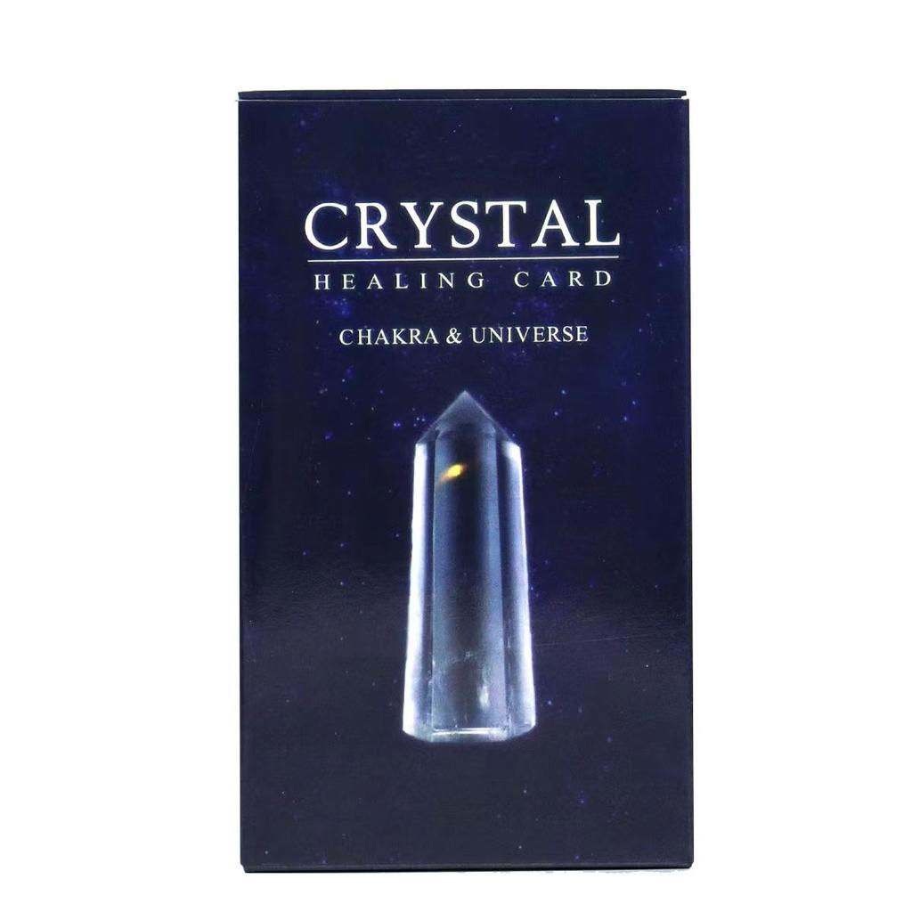 Карты исцеления кристаллами, электронный путеводитель по играм Oracle Deck Games, 60 шт. Карты (48 кристальных карт и 12 карт зодиака) 10,3*6 см