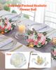VEVOR Flower Ball Arrangement Bouquet 10 PCS, 450 mm Diameter Artificial Flower Balls Wedding Table Centerpieces