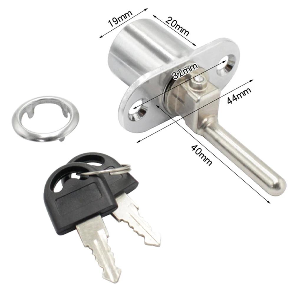 1 шт., цилиндр замка ящика, тройной замок, стол, шкаф, ящик, передний замок с ключами, офисный стол, мебель, картотека, головка замка