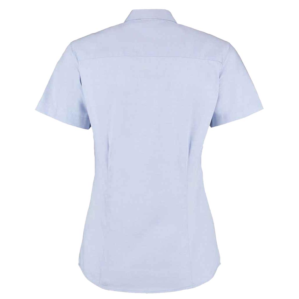 Kustom Kit Womens/Ladies Corporate Oxford Tailored Short-Sleeved Shirt