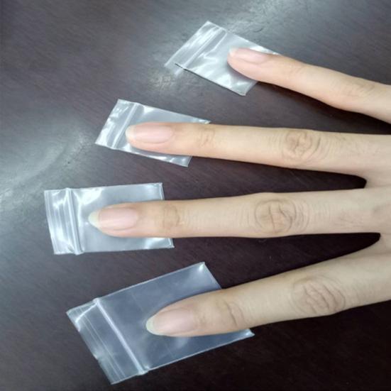 200Pcs Plastic Clear Food Storage Packing Coin Jewelry Reclosable Self Seal Bags