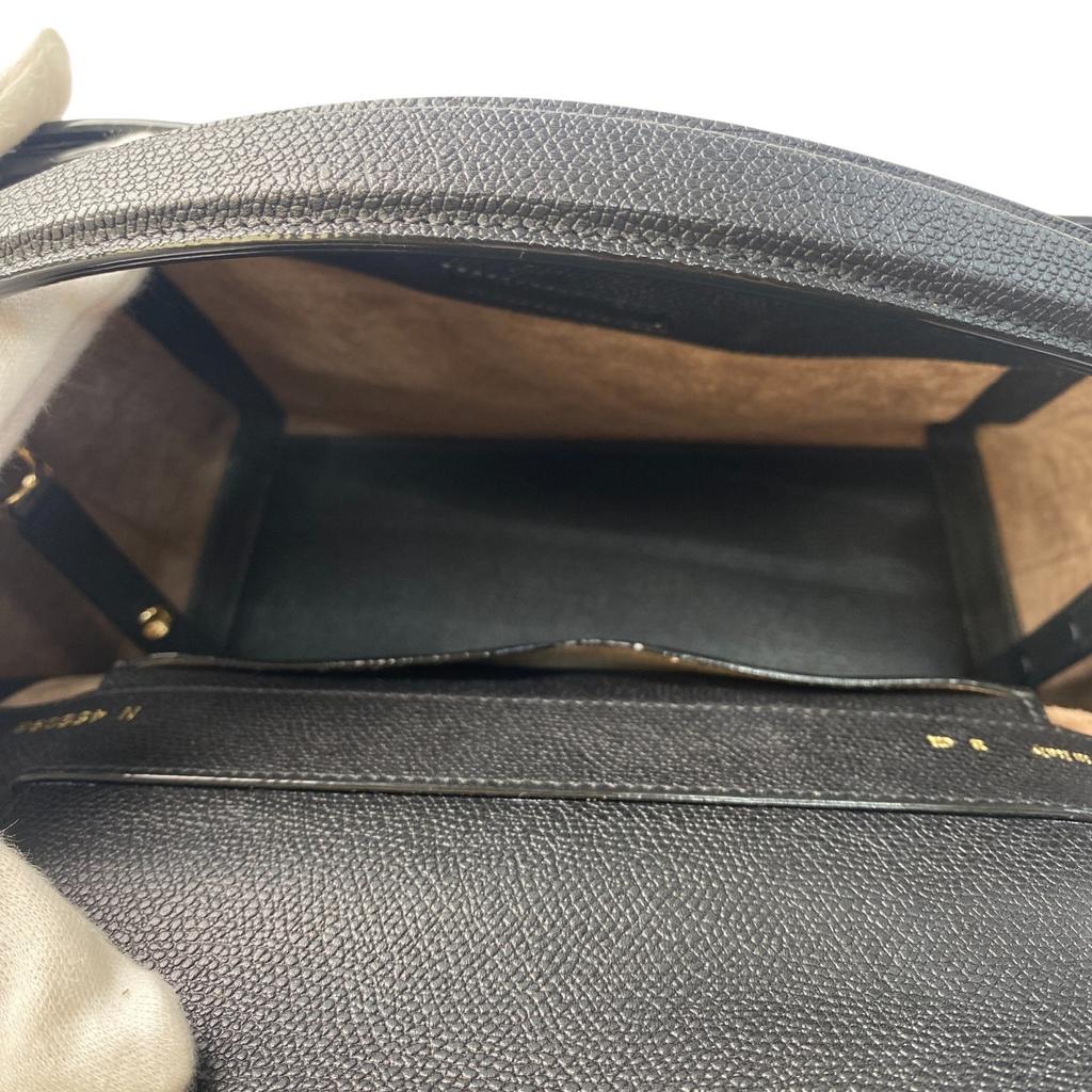 Used ValextraShoulder Bag black/Ivory leather Women