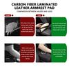 Carbon Fiber Car Armrest Cushion Auto Center Console Protector Pad For Volvo XC60 V40 V50 XC90 S60 V90 V70 XC40 V60 S90 AWD S80