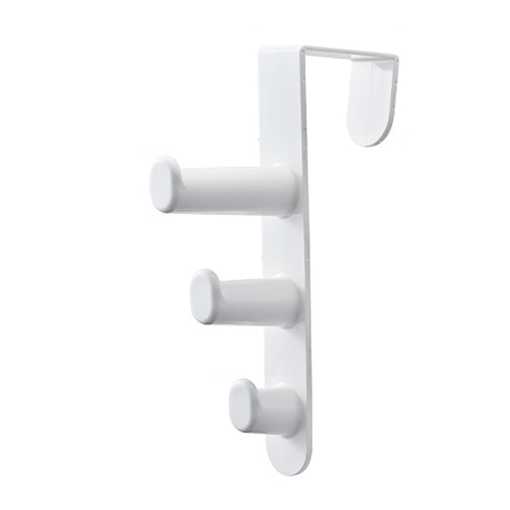 Дверной крючок без сверления, экономия места над дверью, вешалка для полотенец, вешалка для полотенец для спальни, ванной комнаты