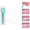 50Pcs Dental Floss Threaders Teeth Holder Between Orthodontic Braces Bridge Hilo