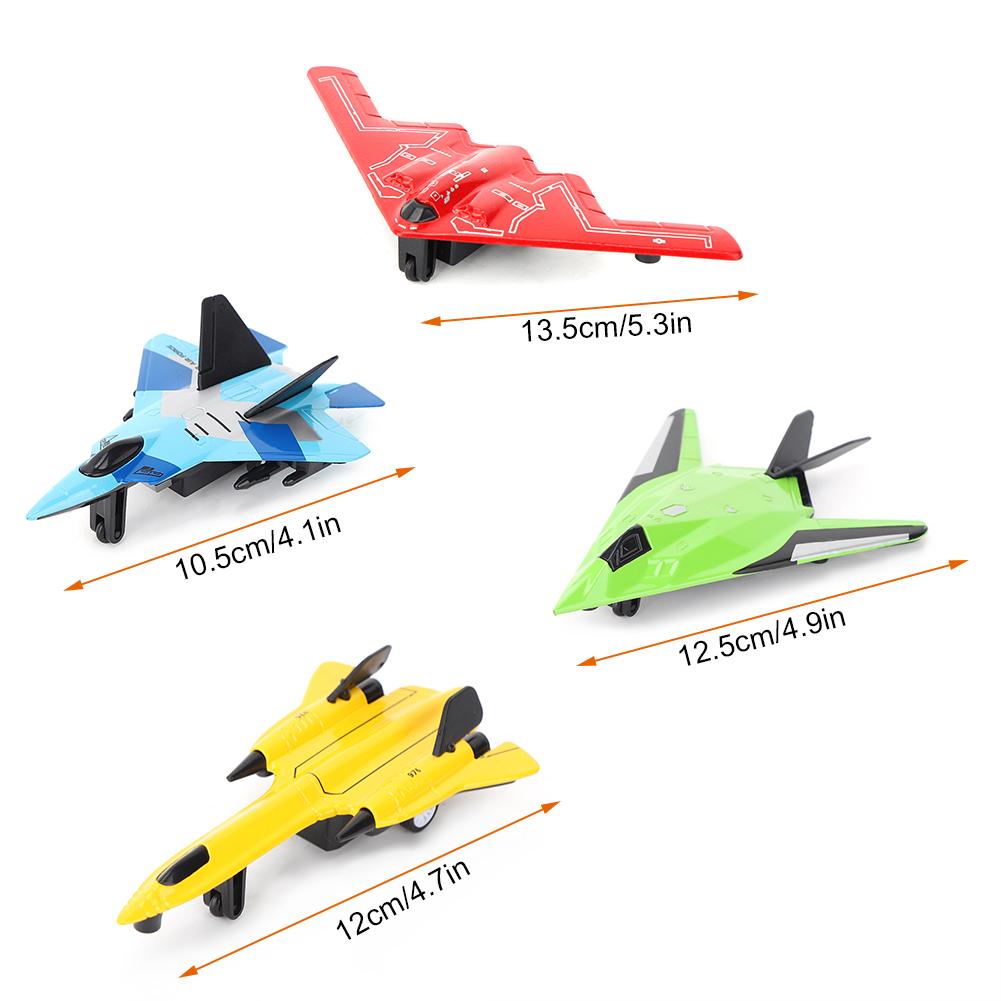 Child Simulation Airplane Model Alloy Kid Early Educational Funny Pull Back Toy
