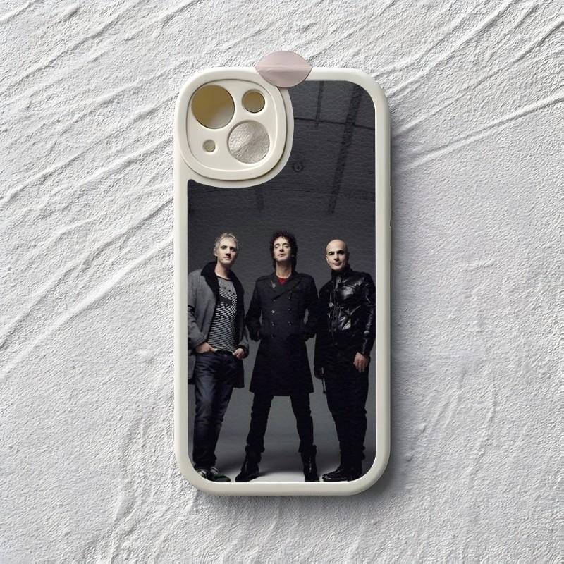 Чехол для телефона SODA STEREO Band для iPhone 15 14 12 13 Pro Max 11 Mini X Xr Xs Puls Силиконовый чехол из кожи ягненка