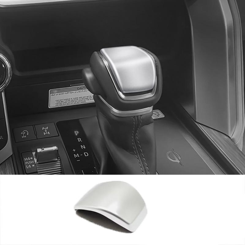For Toyota Land Cruiser 300 LC300 2024 ABS Carbon Fiber Car Gear Shift Knob Gear Head Cover Trim Sticker Accessories