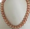 Великолепное ожерелье из розового жемчуга южного моря в стиле барокко, 9-10 мм, 18 дюймов