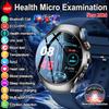 2026 Новый умный браслет для анализа тела медицинского класса ИИ-ЭКГ Давление Мочевая кислота Липиды IP68 HD Звонок Умные часы Мужчина Женщина