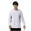 NaviDry Long Sleeve with and Size M T-Shirt U-Neck, Moisture-Wicking Quick-Drying Innerwear, Men's, White/Black, (32MAC197)
