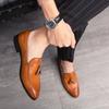Wedding Shoes For Men Slip On Loafers Trend Tassels Leather Shoes Male Men’s Dress Shoes Business Shoes Men British Style Formal Leather