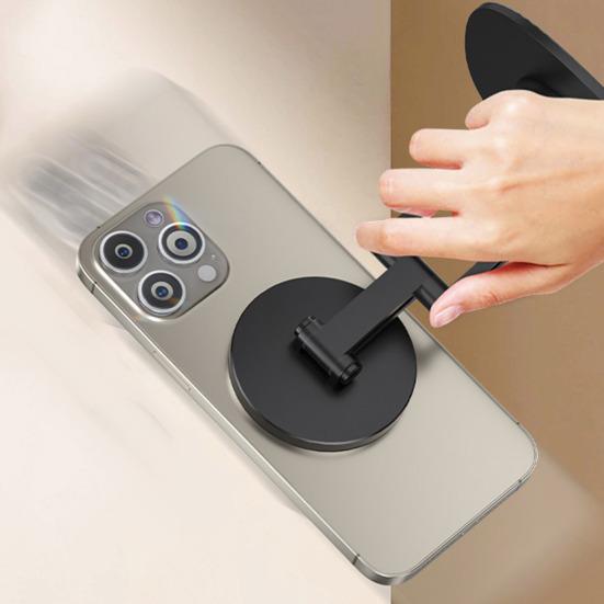 Держатель для мобильного телефона с противоскользящим покрытием, большой магнит, регулировка угла наклона на 360 градусов, складная подставка для мобильного телефона