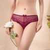 Women's Briefs Low-rise Panties Girls Underwear Breathable Sexy Mesh Lace Panties