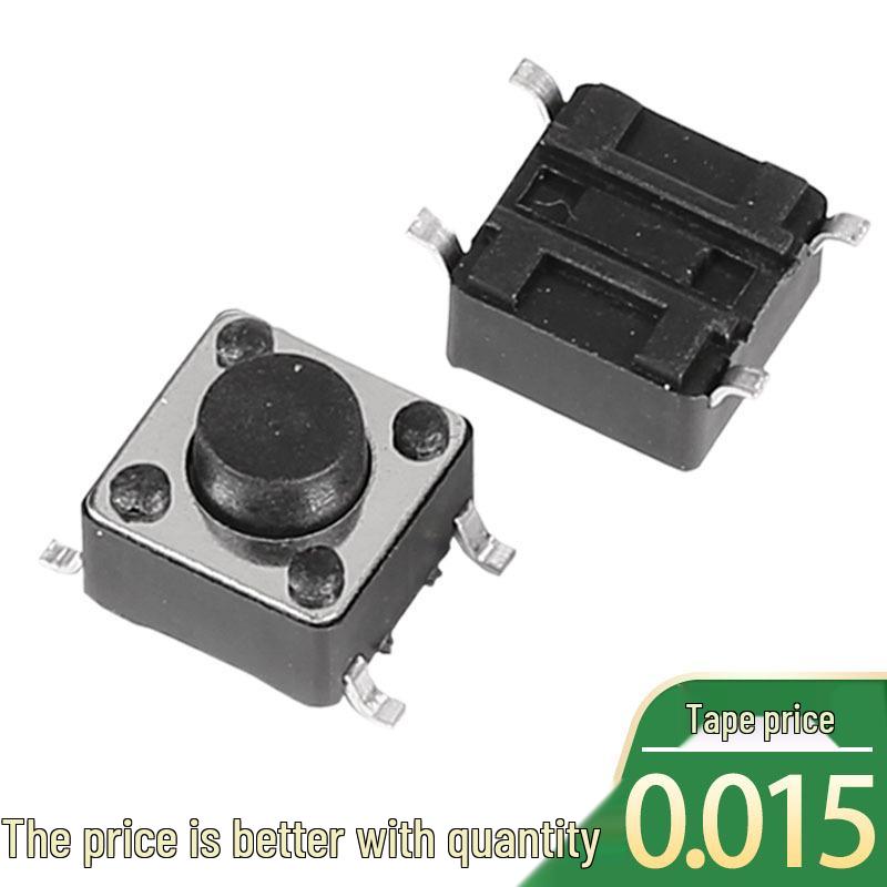 4.5x4.5x10mm SMD Tactile Switch, 4mm 4.5x4.5x4.3 mm Key Switch