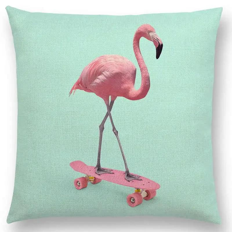 Розовая мечта красочная фантазия сексуальный декор диван наволочка кит фламинго кошка гамбургер пончик наволочка