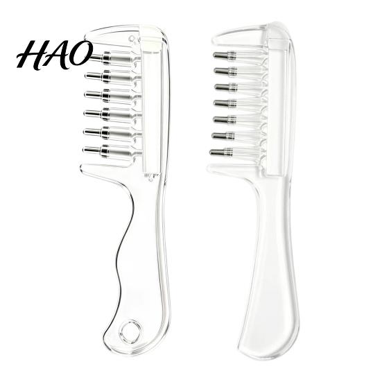 Hair Oil Dispenser Bottle Scalp Essential Applicator Comb, Refillable Care & Minoxidil Applicator, Massage Comb with Ergonomic Handle Growth