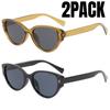 Fashion Women's High End Cat's Eye Street Po Sunglasses INS Trend Light Luxury Brand Beach Mirrors Outdoor Sunvisors UV400