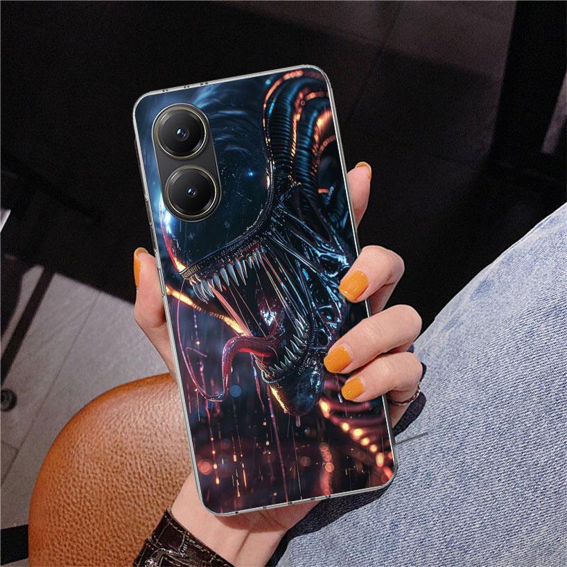 Крутой чехол для телефона A-Alien X-Xenomorph для Xiaomi Poco X7 X6 X5 Pro F7 Ultra Redmi 15C 15 13C 13 12C 12 10 10A 10C 9 9A 9C 9T