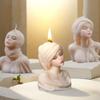 3D Дамская свеча силиконовая форма DIY Милый портрет девушки для дома свеча ручной работы гипсовая форма W3B3