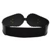 Fashionable Women's Waist Band Decorative Retro Waist Cincher Belt PU Leather Sash for Stylish Occasion and Outfits