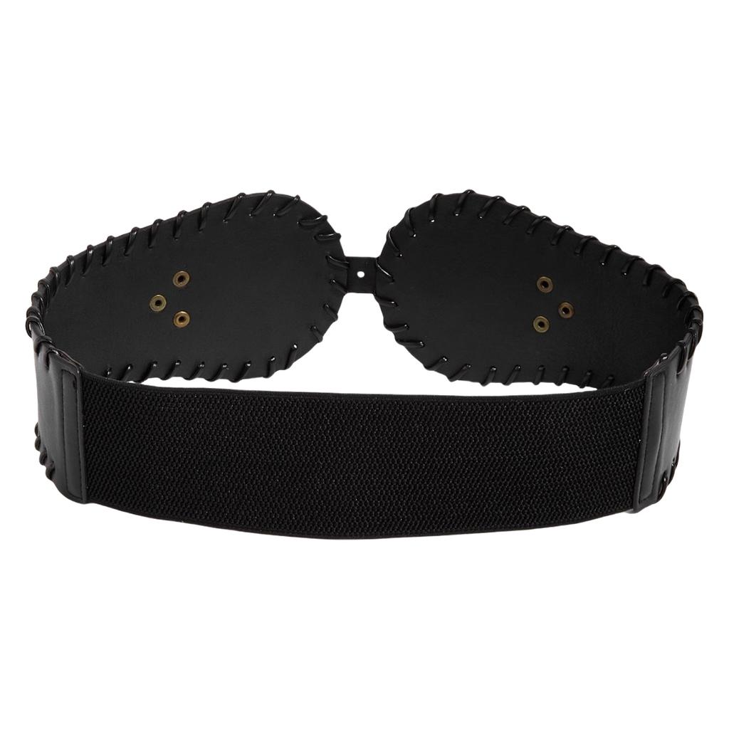 Fashionable Women's Waist Band Decorative Retro Waist Cincher Belt PU Leather Sash for Stylish Occasion and Outfits